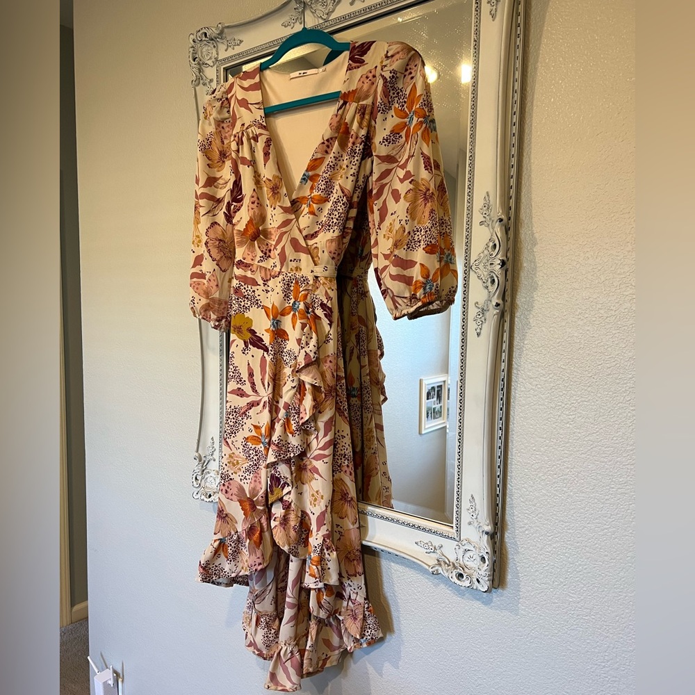 Midi floral dress
